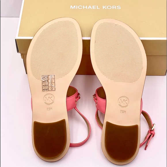 Michael Kors Elsa Thong Sandals Grapefruit - Picture 6 of 10